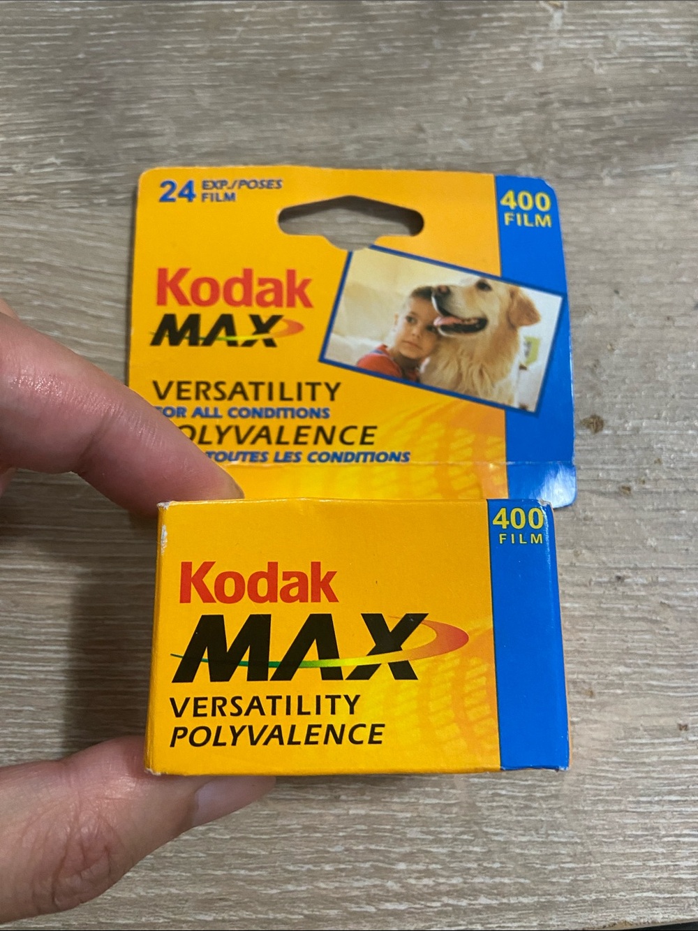 Vintage Kodak Camera Film Max 400 Speed 24 Maximum Versatility Exp 11/2004
